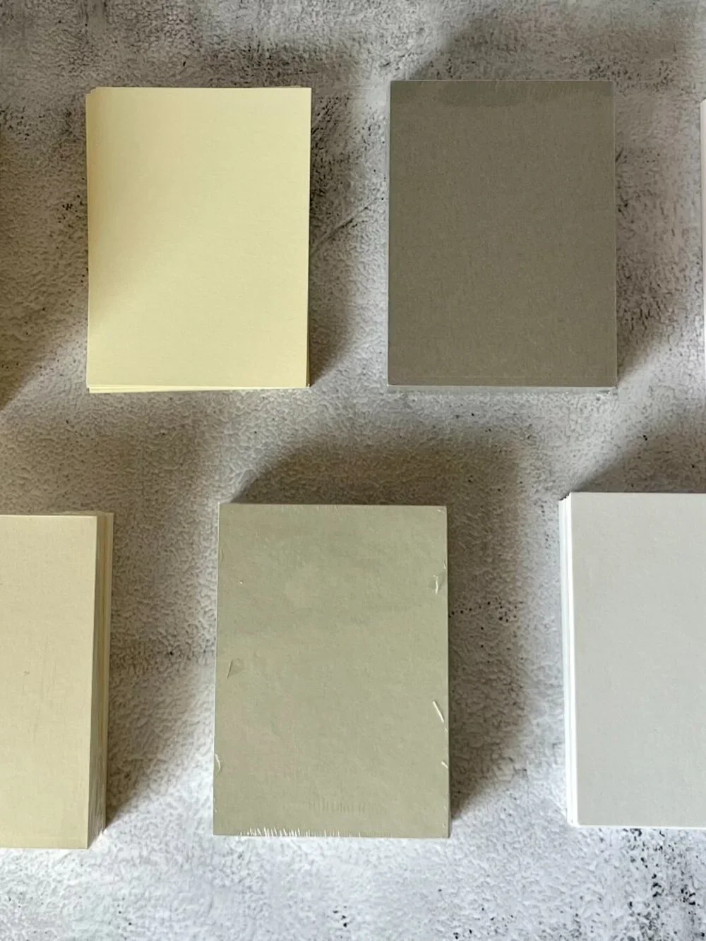 Bulk Set 350+ A1 Size Flat Cards - GMUND | Wedding Enclosure Size - 7 Colors